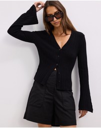 The Fated - Jamie Knit Flare Sleeve Top
