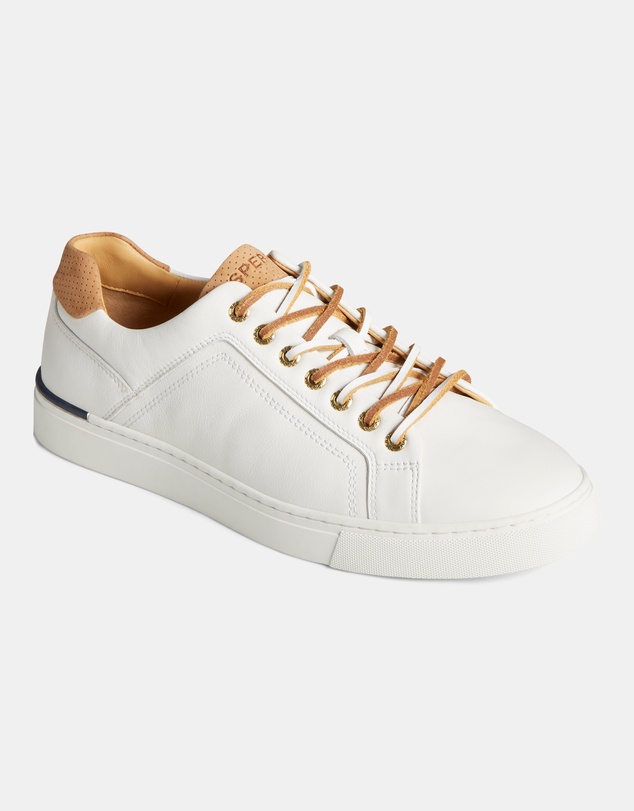 Sperry - Gold Victura LTT Medium Leather White- Men's