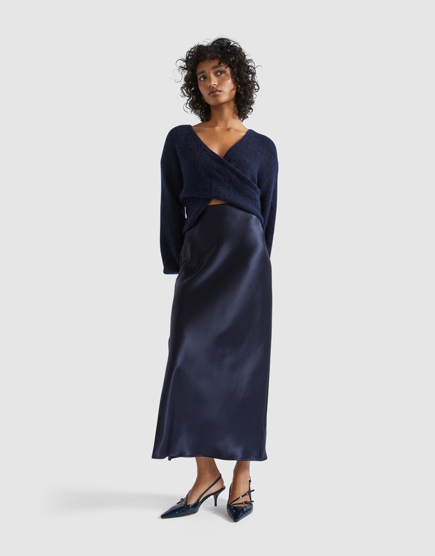 Seed Heritage - Wool Blend Drape Twist Knit