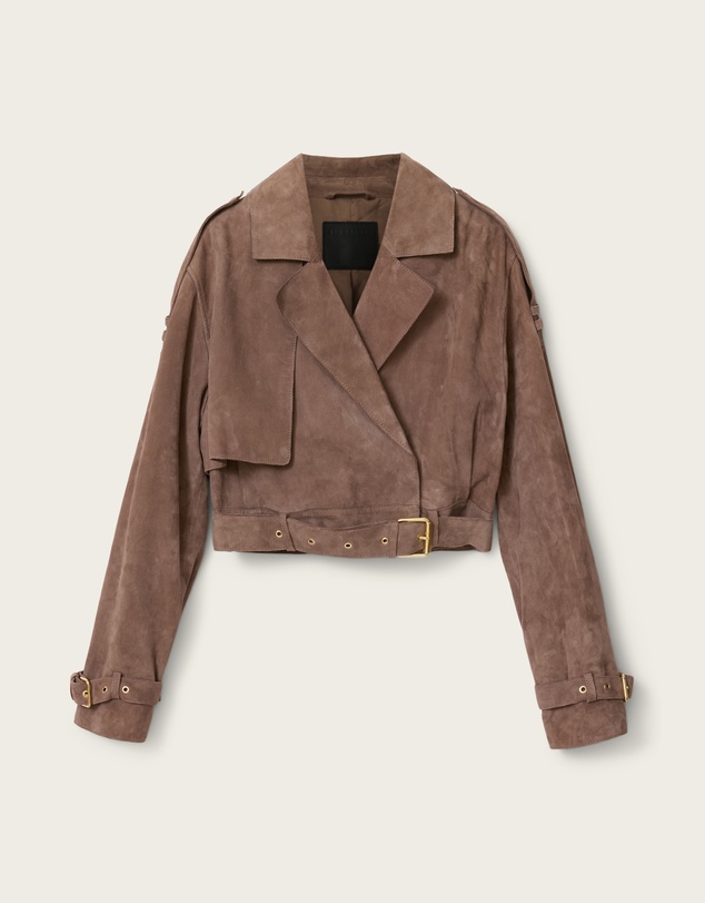 AllSaints - Ophelia Suede Jacket