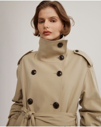 Witchery - Funnel Collar Trench Coat