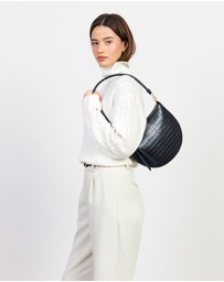 SABEN - Gani Shoulder Bag Black Croc
