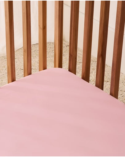 Sheet Society - Leo Washed Cotton Cot Fitted Sheet