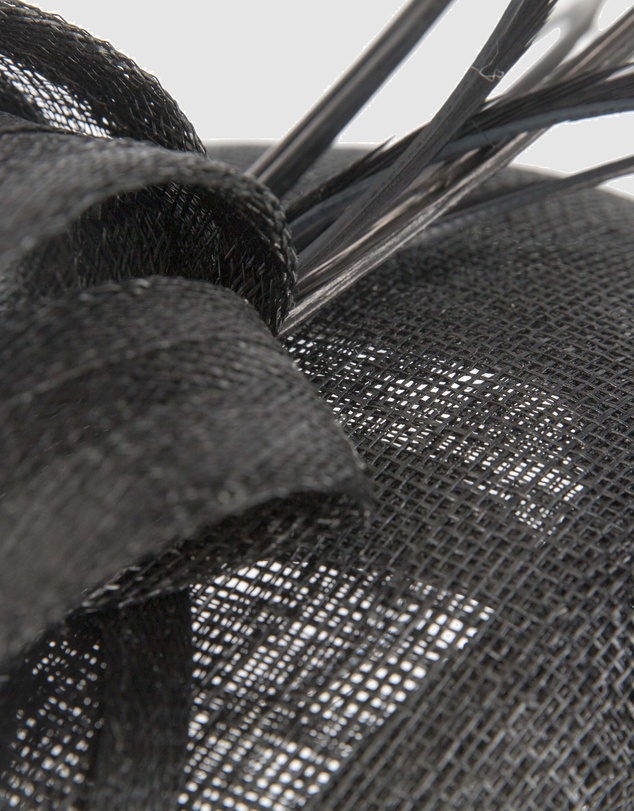 Max Alexander - Pillbox Black Racing Fascinator