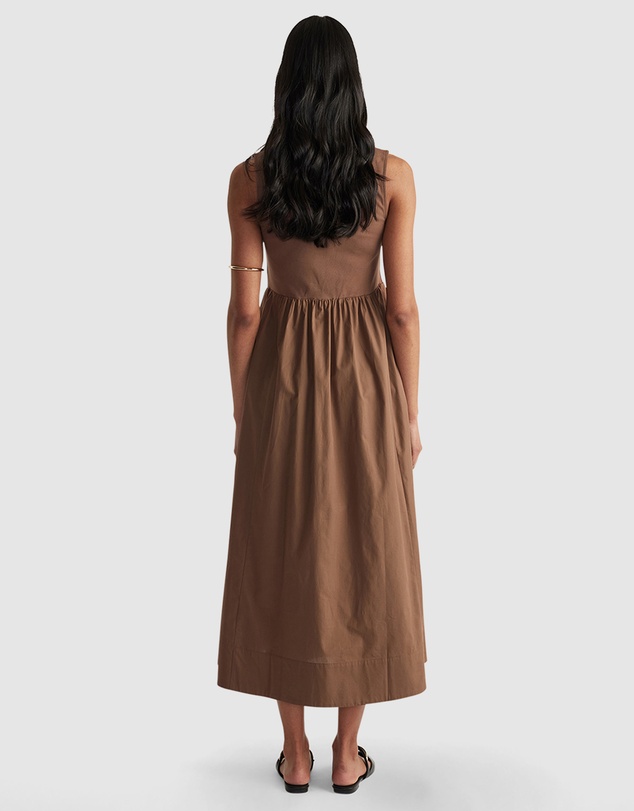 Decjuba - Lucie Spliced Midi Dress