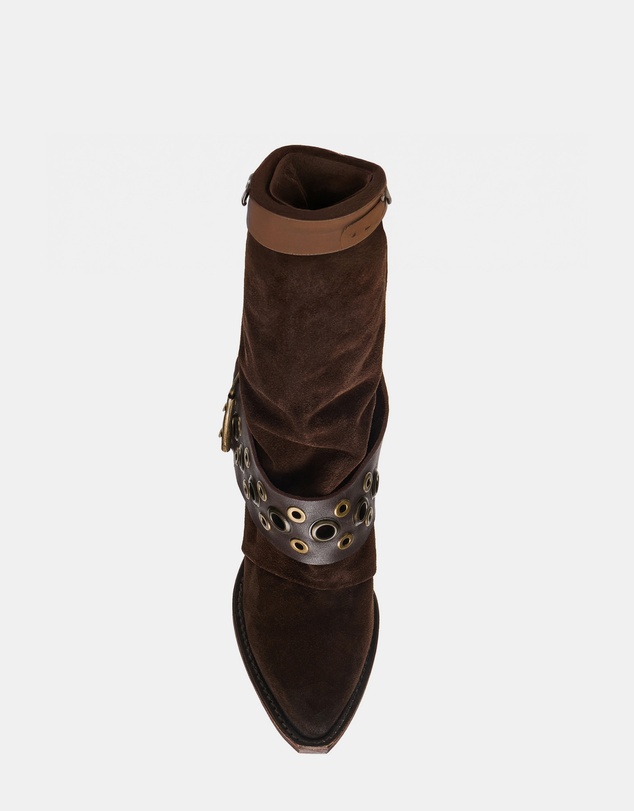Steve Madden - Ashwood Brown Suede Boots