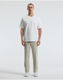 Calibre - Loose Fit Crepe T-shirt White