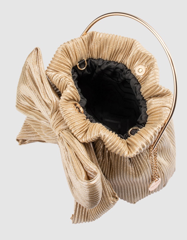 Olga Berg - Elise Pleated Top Handle
