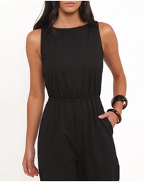 Petal & Pup - Sansa Stretch Jumpsuit - Black