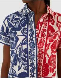 Farm Rio - Cashew And Birds Shirt