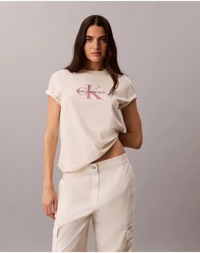 Calvin Klein Jeans - Embroidered Monogram Logo Tee