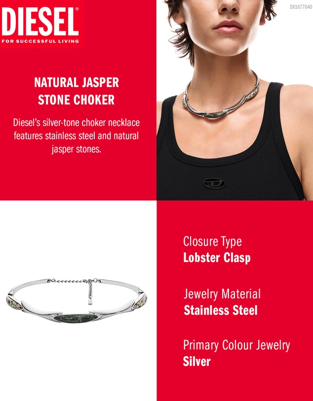 Diesel - Metamorph Silver Necklace