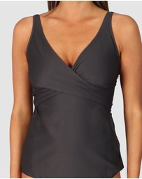 Baku Swimwear - Rococco D/E Cup Wrap Singlet Top