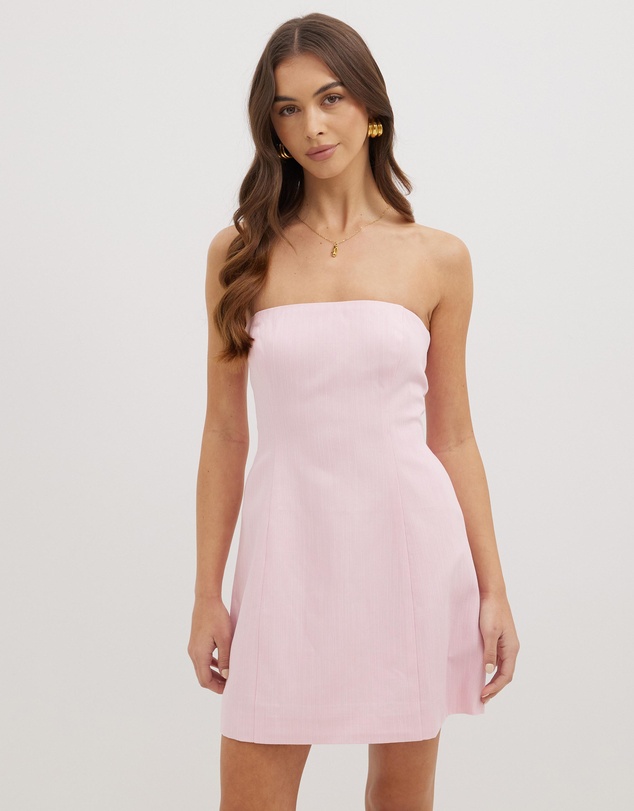 Dazie - Chasing Sunshine Strapless Mini Dress