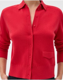 Oroton - Collar Cardigan