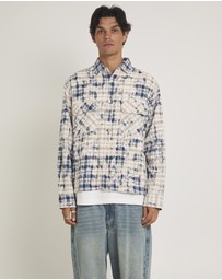 Insight - Bleached Flannel Long Sleeve Shirt
