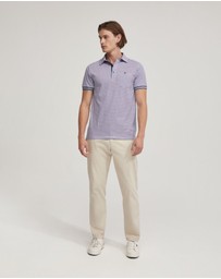 Oxford - Milo Cotton Jersey Printed Polo