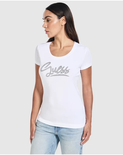 GUESS - Script Logo T-Shirt