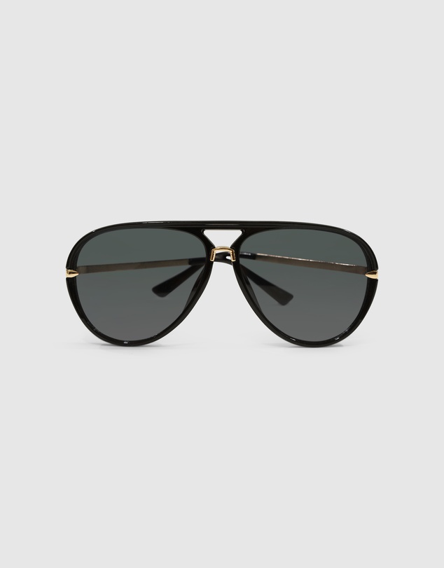 Belle & Bloom - Royal Aviator Sunglasses - Black