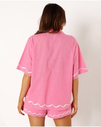 Petal & Pup - Sunshine Short Set - Pink