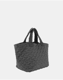 Pierre Cardin - Pierre Cardin Ladies Nylon Small Quilted Tote Bag