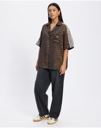 adidas Originals - Leopard Satin Shirt