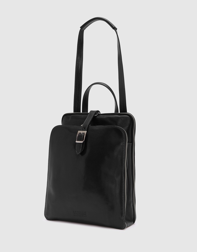Florence - The Emma Black 3-in-1 Convertible Backpack