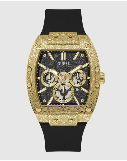 GUESS - GUESS Mens Black Multifunction Watch