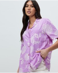 Brixton - Bunker Garden Floral Boyfriend SS Shirt
