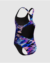 Speedo - Hyperboom Allover Medalist One-Piece - Kids-Teens