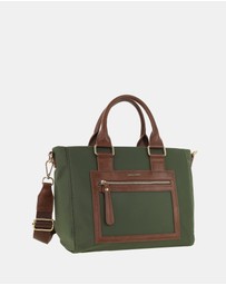 Pierre Cardin - Pierre Cardin RFID Lightweight Nylon Mini Tote with Crossbody