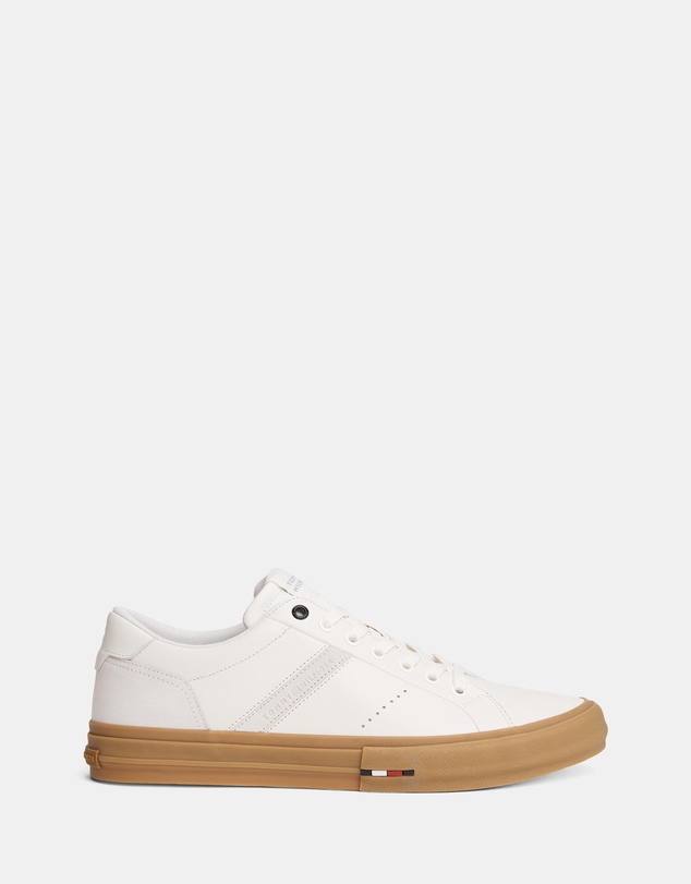 Tommy Hilfiger - Harlem Leather Low-Top Sneakers - Men's