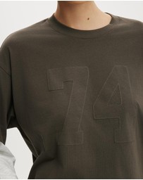 Cotton On - The Double Oversized Graphic Tee