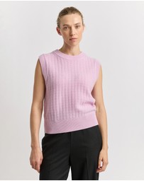Toorallie - Grid Knit Vest