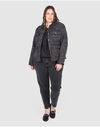 Love Your Wardrobe - Gabby Black Wash Stretch Jeans