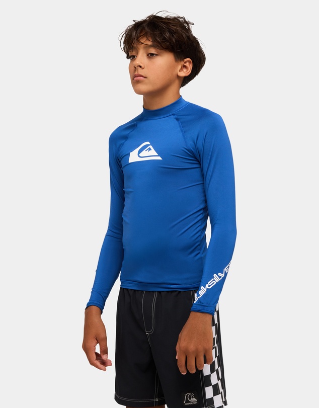 Quiksilver - Boys 8 to 16 All Time Long Sleeve Rash Vest