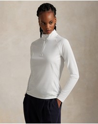 Polo Ralph Lauren - Stretch Jersey Quarter-Zip Top