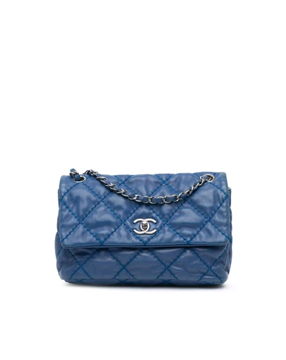 Pre-Loved by Azura Reborn - Pre-Loved Small Calfskin Love Me Tender Flap
