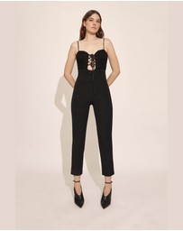 Bardot - Delaney Lace Up Front Bodysuit