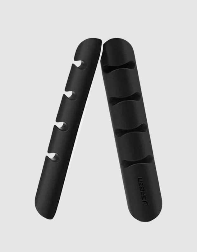 Ugreen - UGreen 4-Slot Cable Organizer 2-Pack Black