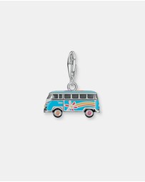 THOMAS SABO - THOMAS SABO Blue Hippie Bus Charm Pendant