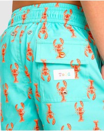 Tolu Australia - Boys Swim Shorts With Fun Lobsters