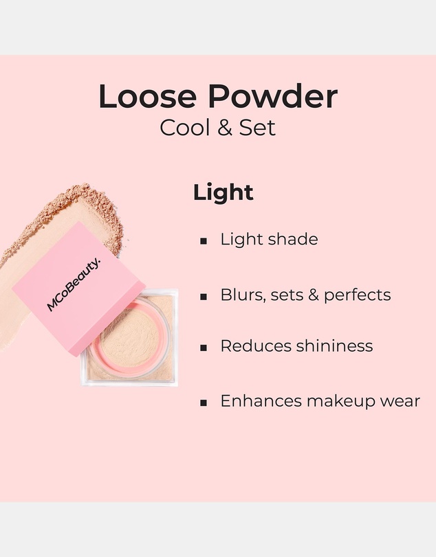 MCoBeauty - Cool & Set Loose Powder