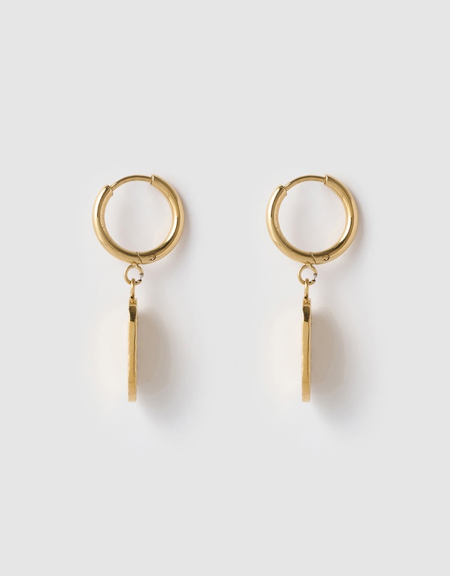 Arms Of Eve - Mendoza Gold Huggie Earrings