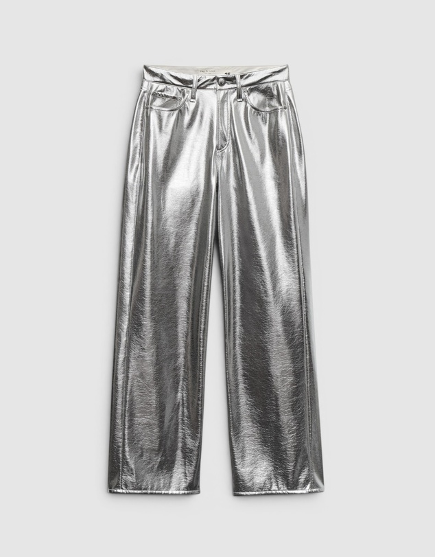 rag & bone - Logan Faux Leather Wide Leg Pants