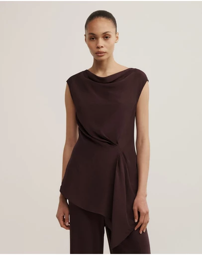 Witchery - Tuck Drape Shirt