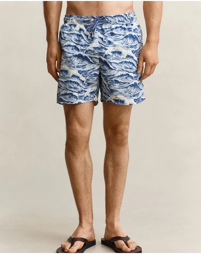 Gant - Waves Print Swim Shorts