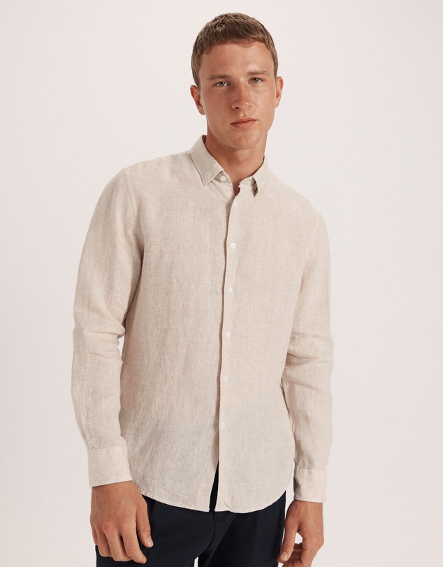 SABA - Anderson Classic Yarn Dyed Linen Shirt