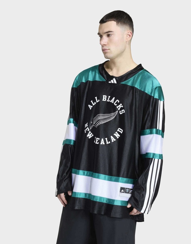 adidas Performance - All Blacks Ice Hockey Jersey Mens