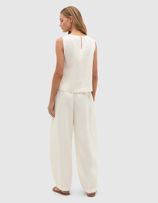 Seed Heritage - Linen Split Hem Tank